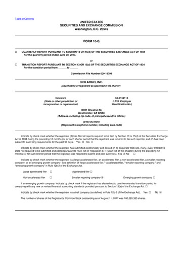 Thumbnail BioLargo 10-Q Quarterly Report FY 
