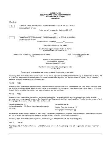 Thumbnail Superior Group of Companies 10-Q Quarterly Report FY2017 