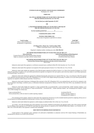 Thumbnail Insteel Industries 10-K Annual Report 2017