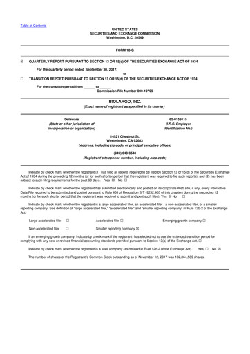 Thumbnail BioLargo 10-Q Quarterly Report FY 