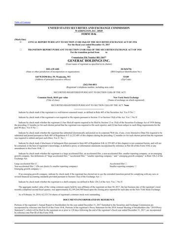 Thumbnail Generac 10-K Annual Report 2017