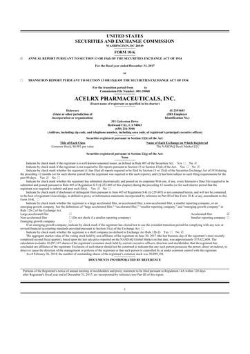 Vorschaubild Talphera 10-K Jahresbericht 2017