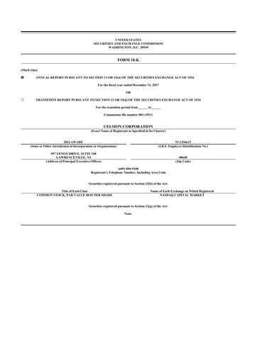 Vorschaubild Imunon 10-K Jahresbericht 2017