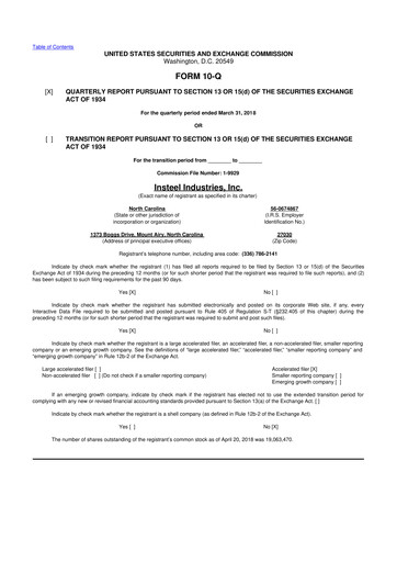 Vorschaubild Insteel Industries 10-Q Quartalsbericht  