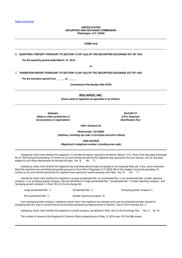 Thumbnail BioLargo 10-Q Quarterly Report FY 