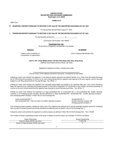 Thumbnail FingerMotion
 10-Q Quarterly Report FY2019 