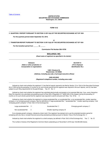 Thumbnail BioLargo 10-Q Quarterly Report FY 