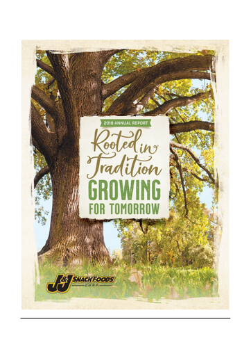 Thumbnail J&J Snack Foods
 10-K Annual Report 2018