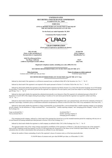 Thumbnail Genasys 10-K Annual Report 2018