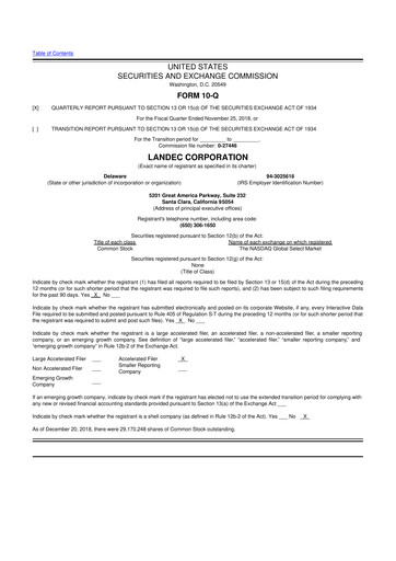 Thumbnail Lifecore Biomedical 10-Q Quarterly Report FY 