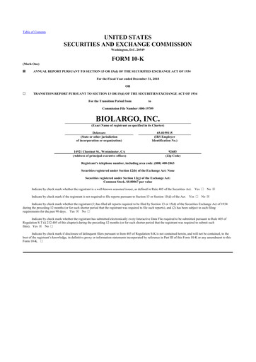 Thumbnail BioLargo 10-K Annual Report 2018