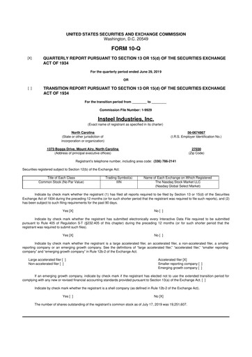 Vorschaubild Insteel Industries 10-Q Quartalsbericht  