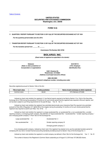 Thumbnail BioLargo 10-Q Quarterly Report FY 