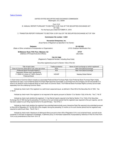 Thumbnail Hovnanian Enterprises
 10-K Annual Report 