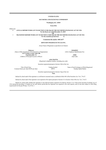 Vorschaubild CervoMed 10-K Jahresbericht 2019