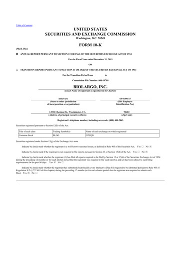 Thumbnail BioLargo 10-K Annual Report 2019