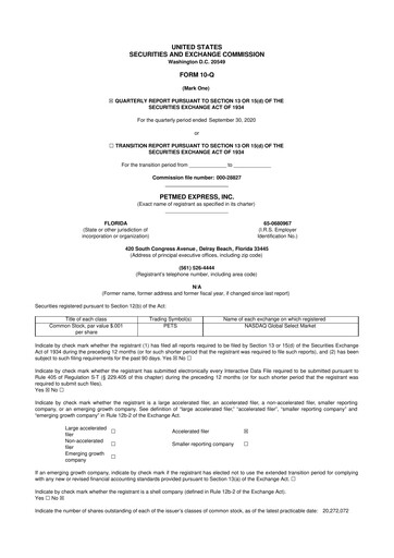 Thumbnail PetMed Express
 10-Q Quarterly Report FY2021 