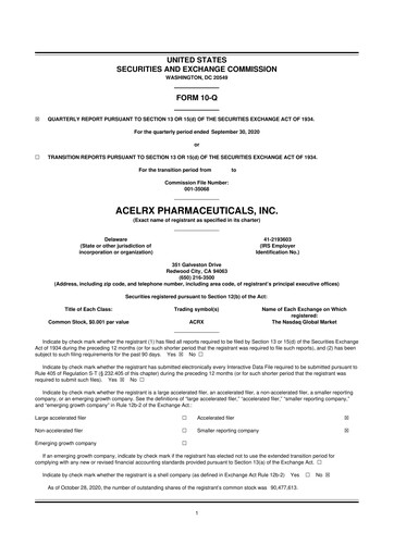 Thumbnail Talphera 10-Q Quarterly Report FY2020 