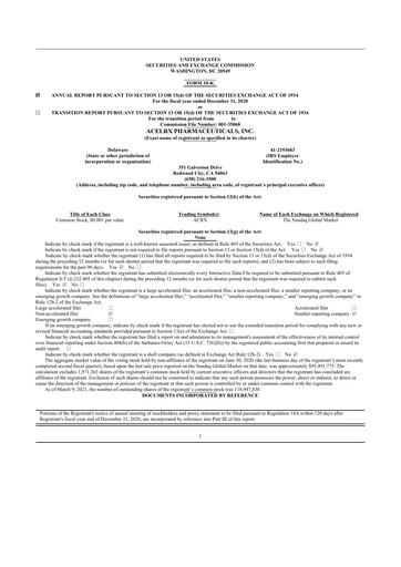 Vorschaubild Talphera 10-K Jahresbericht 2020