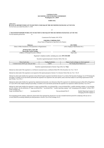 Thumbnail Liquidia Corporation 10-K Annual Report 2020