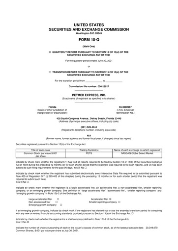 Thumbnail PetMed Express
 10-Q Quarterly Report FY2022 