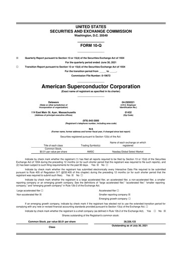 Thumbnail American Superconductor Corporation 10-Q Quarterly Report FY2022 