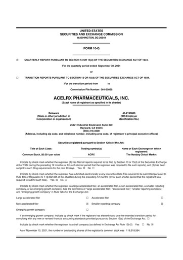 Thumbnail Talphera 10-Q Quarterly Report FY2021 