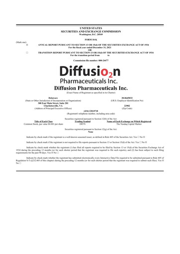 Vorschaubild CervoMed 10-K Jahresbericht 2021