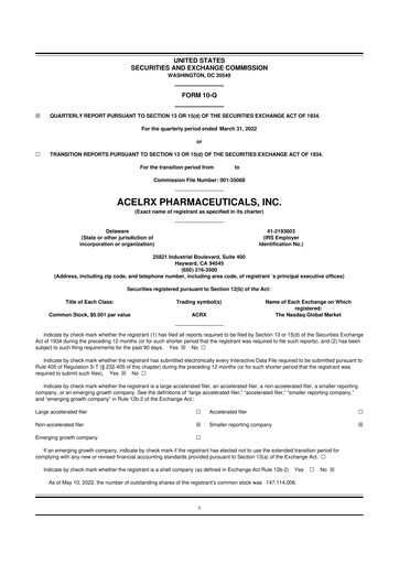 Thumbnail Talphera 10-Q Quarterly Report FY2022 