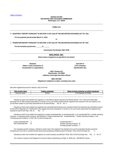 Thumbnail BioLargo 10-Q Quarterly Report FY 