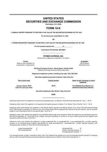 Thumbnail PetMed Express
 10-K Annual Report 2022