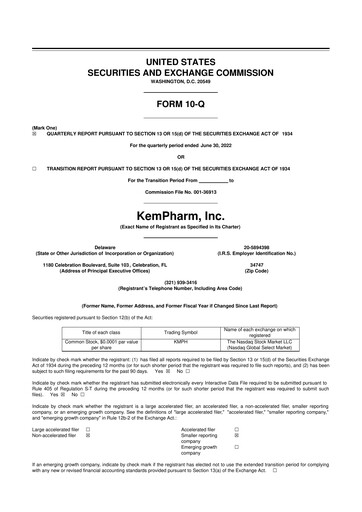 Thumbnail Zevra Therapeutics 10-Q Quarterly Report FY2022 