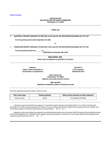 Thumbnail BioLargo 10-Q Quarterly Report FY 