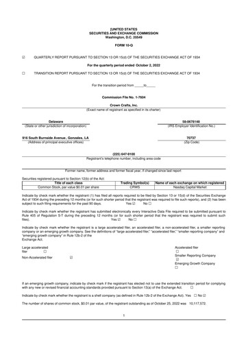 Thumbnail Crown Crafts 10-Q Quarterly Report FY2022 