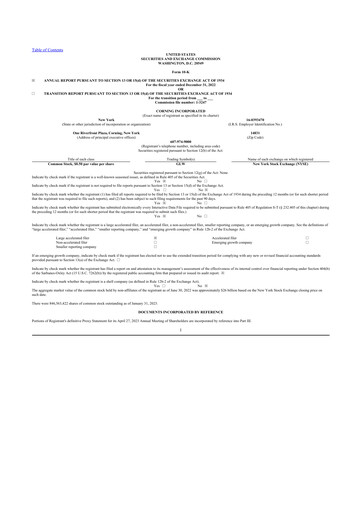 Thumbnail Corning 10-K Annual Report 2022