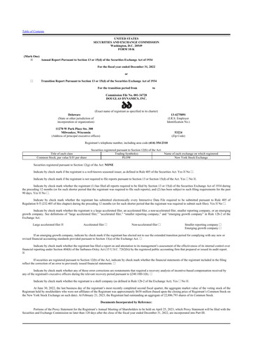 Thumbnail Douglas Dynamics
 10-K Annual Report 2022