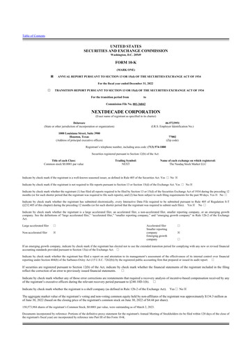 Thumbnail NextDecade Corp 10-K Annual Report 2022