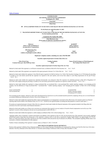 Vorschaubild Pulse Biosciences
 10-K Jahresbericht 2022