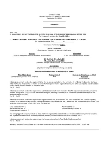 Vorschaubild inTEST Corporation 10-Q Quartalsbericht 2023 