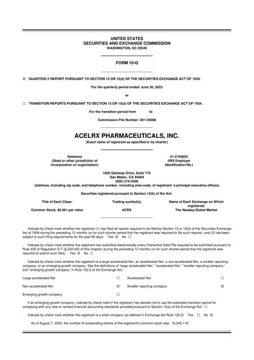 Thumbnail Talphera 10-Q Quarterly Report FY2023 