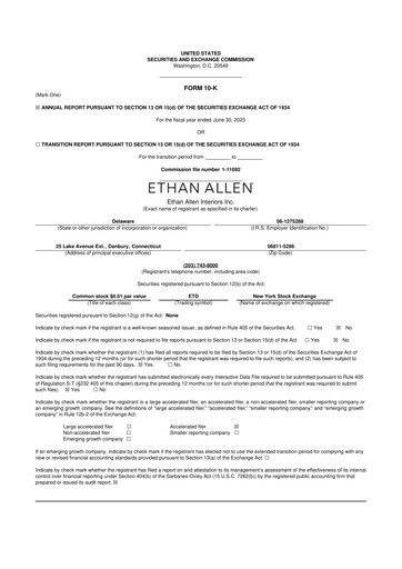 Vorschaubild Ethan Allen
 10-K Jahresbericht 2023