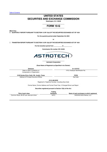 Thumbnail Astrotech 10-Q Quarterly Report FY2024 