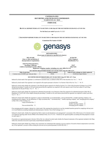 Thumbnail Genasys 10-K Annual Report 2023