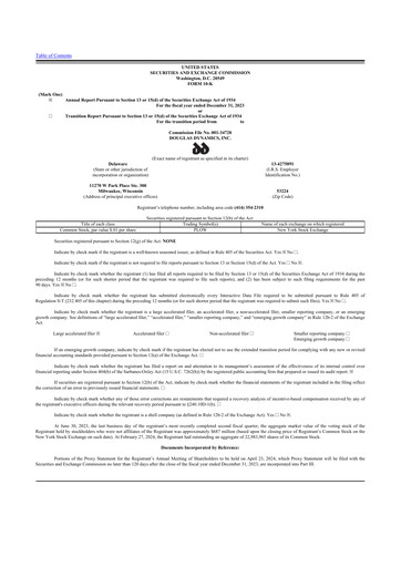 Thumbnail Douglas Dynamics
 10-K Annual Report 2023