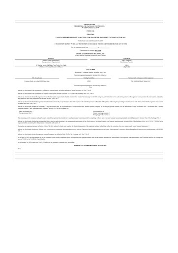 Thumbnail Lindblad Expeditions 10-K Annual Report 2023