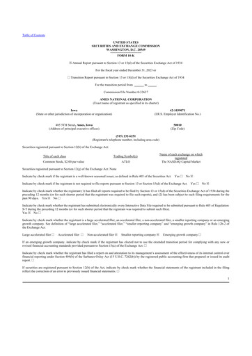 Vorschaubild Ames National Corp. 10-K Jahresbericht 2023