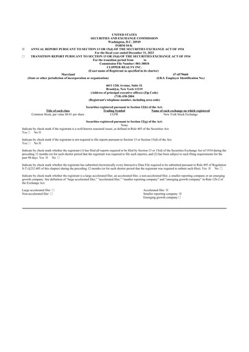 Thumbnail Clipper Realty 10-K Annual Report 2023