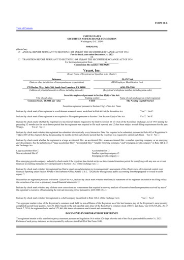 Miniature Vaxart 10-K Rapport annuel 2023