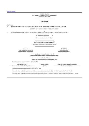 Thumbnail Quicklogic 10-K Annual Report 2023