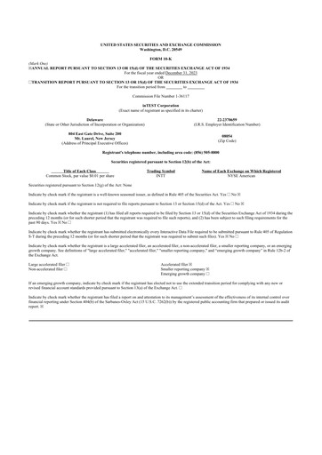 Thumbnail inTEST Corporation 10-K Annual Report 2023